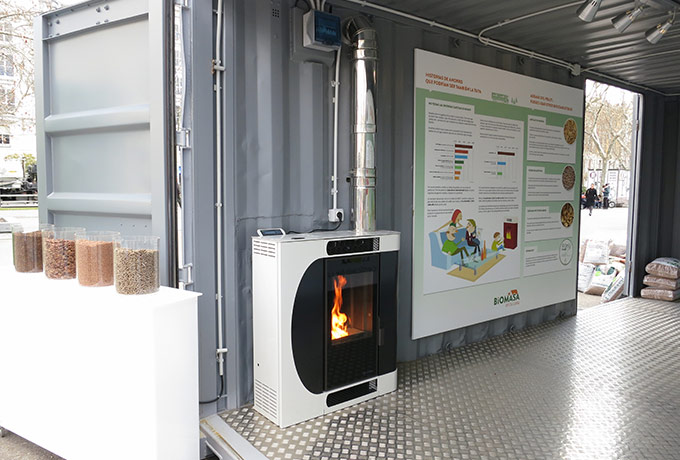 Biomasa en tu casa